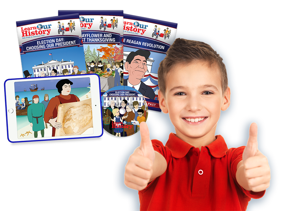 Boy loves Learn Our History DVDs and Learn Our History streaming