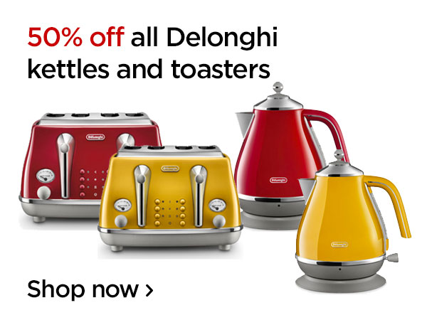 Delonghi kettles and toasters
