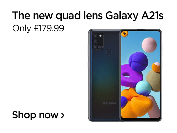 The new quad lens Galaxy A21s